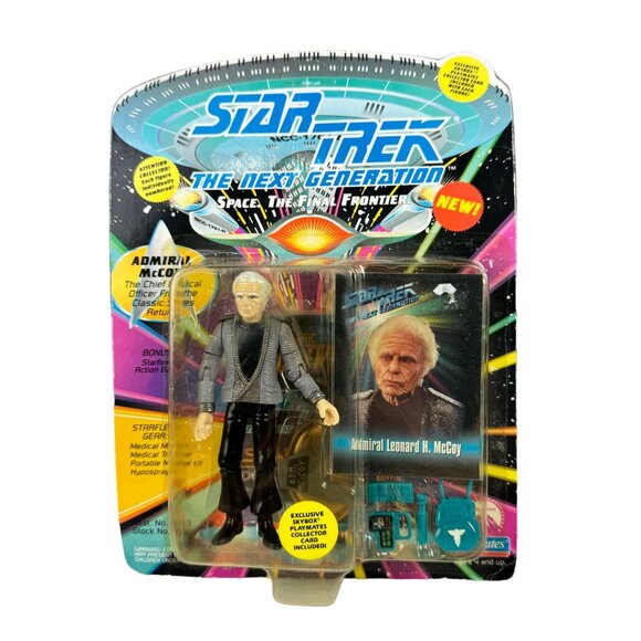 Star Trek The Next Generation - Admiral McCoy - Playmates Action Figure - 1993 - Picture 1 of 4